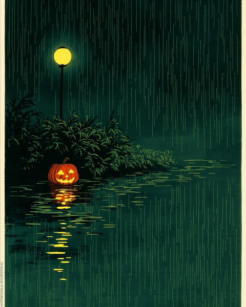 Halloween e-card design