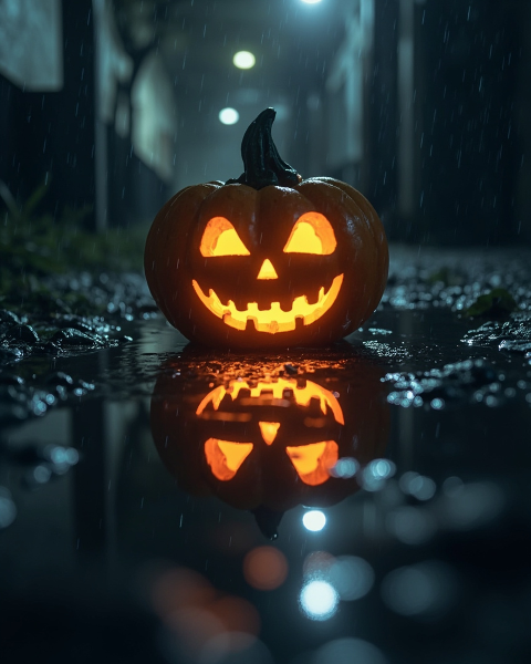 Halloween e-card design