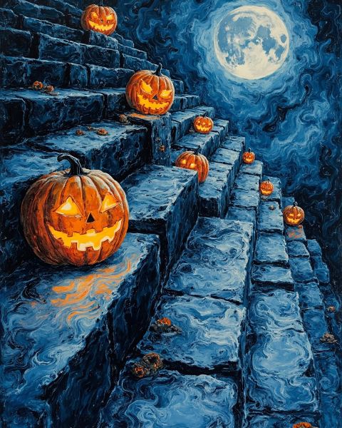 Halloween e-card design