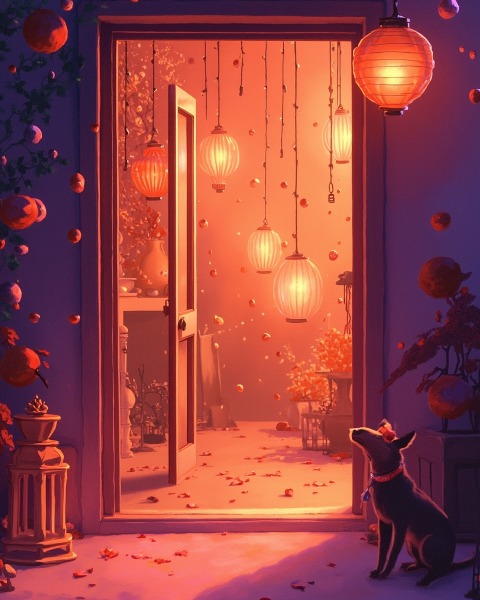 Halloween e-card design