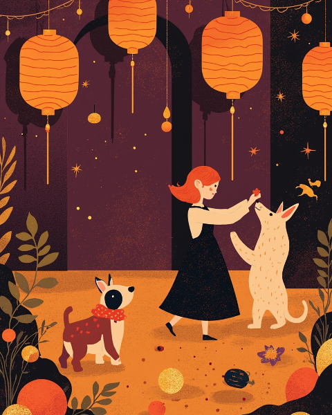 Halloween e-card design