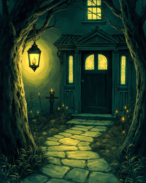 Halloween e-card design