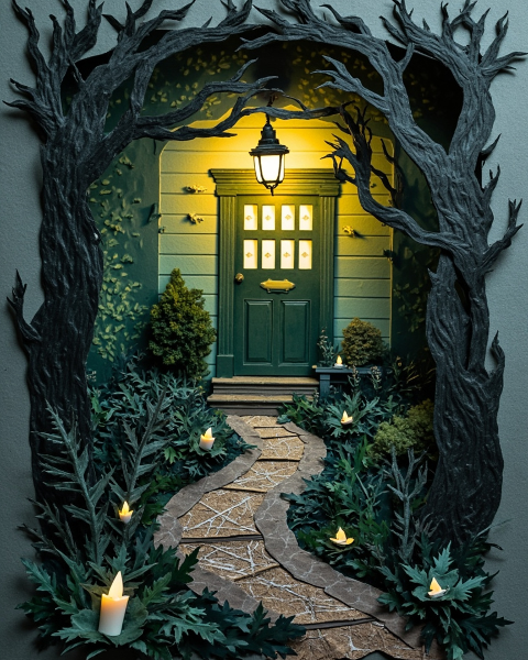 Halloween e-card design