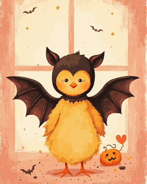 Halloween e-card design
