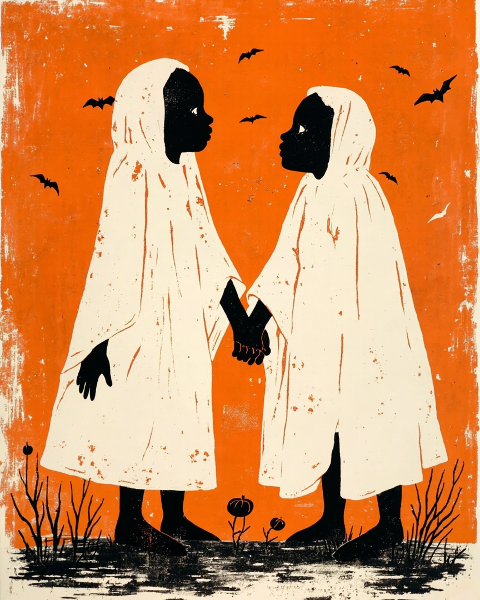 Halloween e-card design