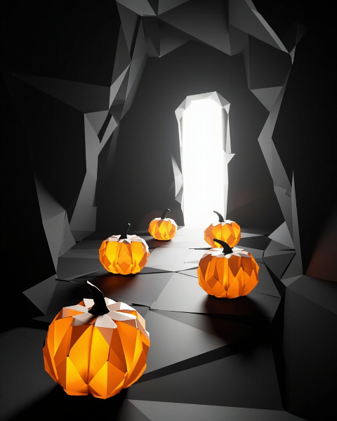 Halloween e-card design