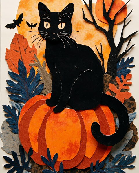 Halloween e-card design