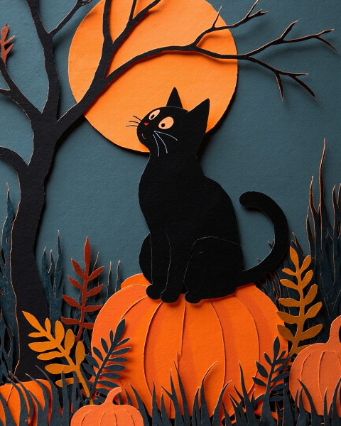 Halloween e-card design