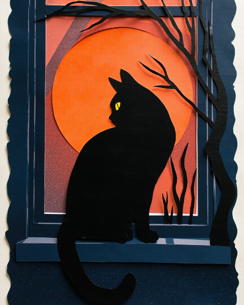 Halloween e-card design