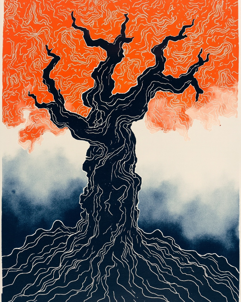 Halloween e-card design