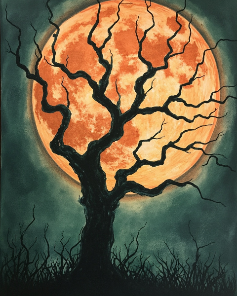 Halloween e-card design
