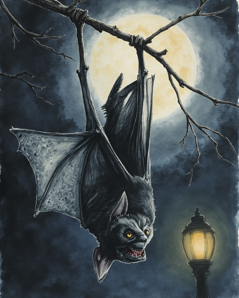 Halloween e-card design
