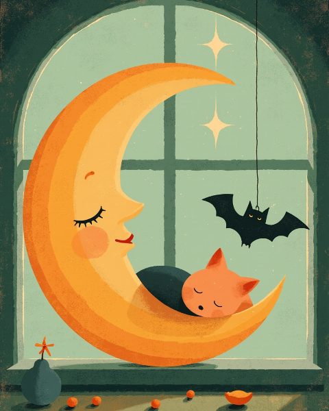 Halloween e-card design