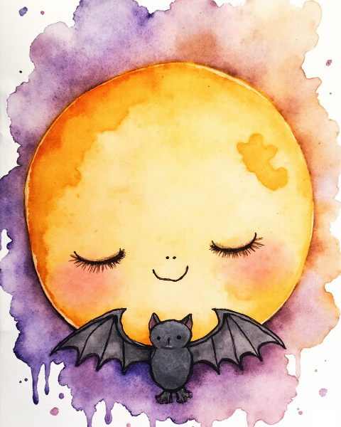 Halloween e-card design