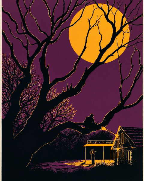 Halloween e-card design