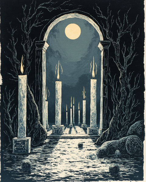 Halloween e-card design