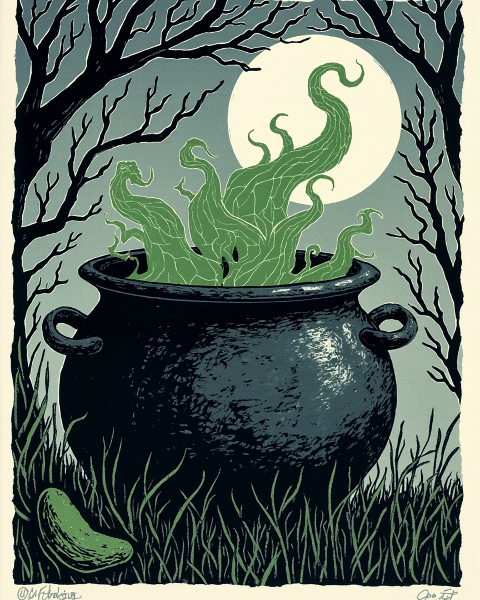 Halloween e-card design