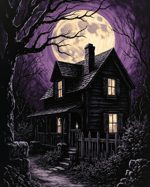Halloween e-card design
