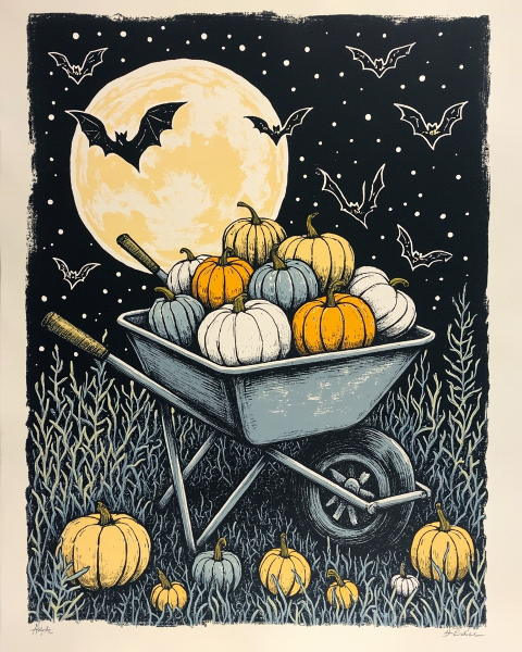 Halloween e-card design