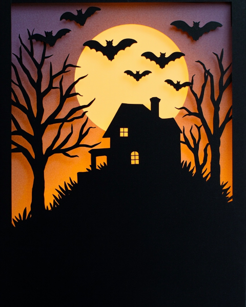Halloween e-card design
