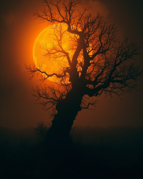 Halloween e-card design