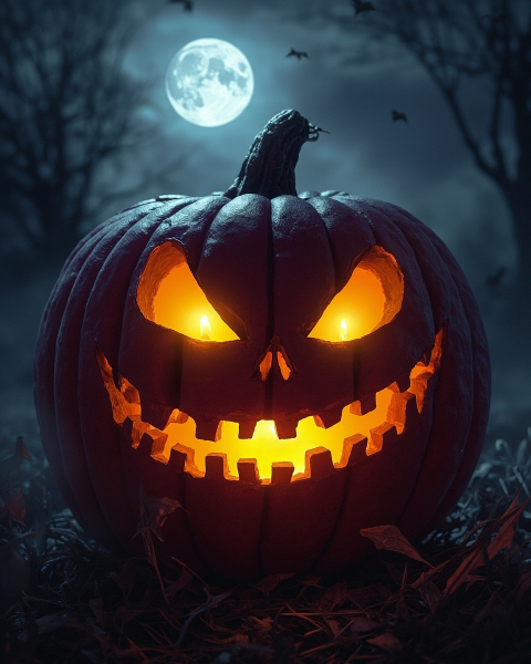 Halloween e-card design