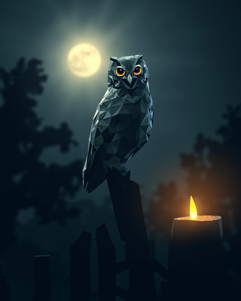 Halloween e-card design
