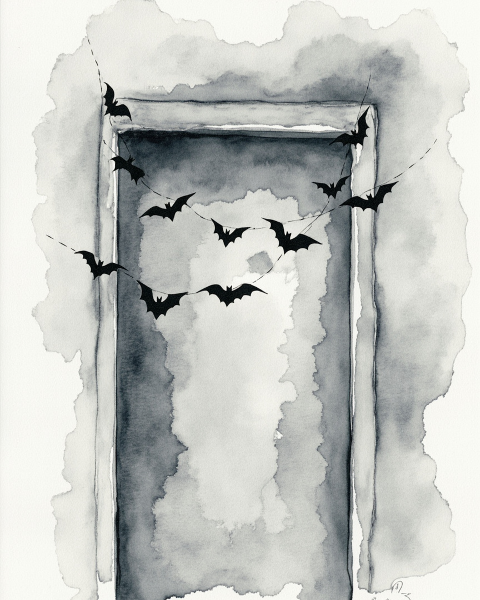 Halloween e-card design