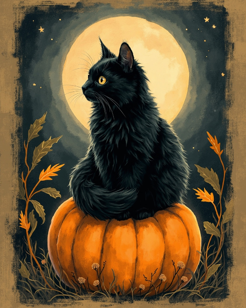 Halloween e-card design