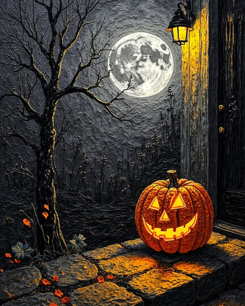 Halloween e-card design