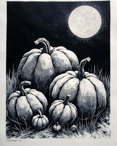 Halloween e-card design