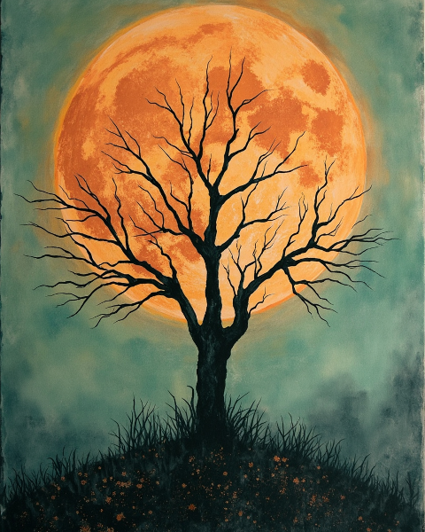 Halloween e-card design