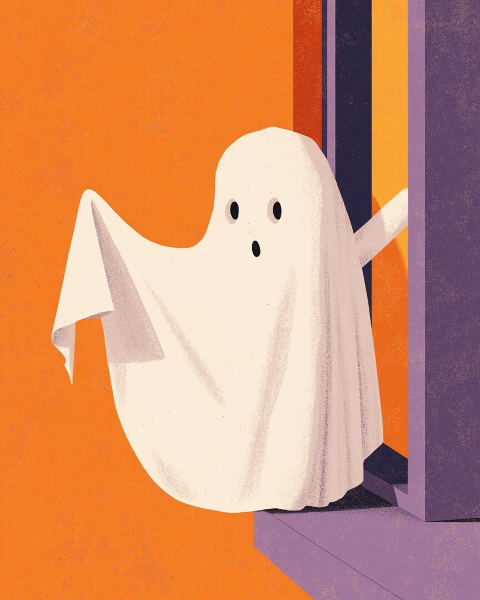Halloween e-card design