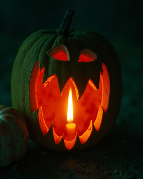 Halloween e-card design