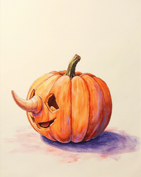 Halloween e-card design