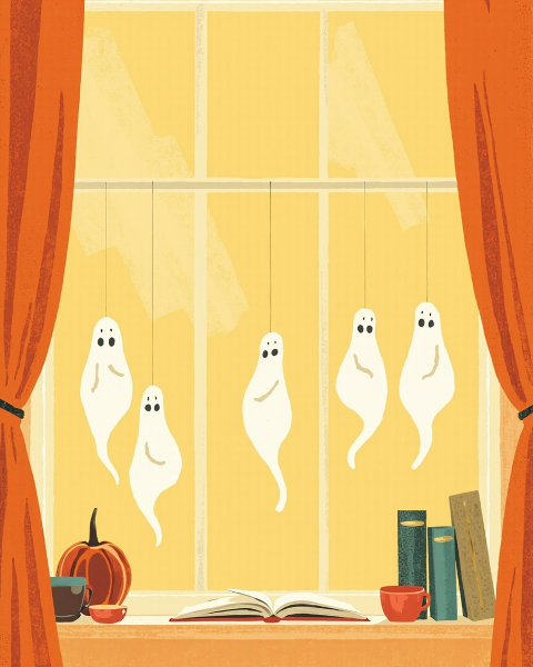 Halloween e-card design
