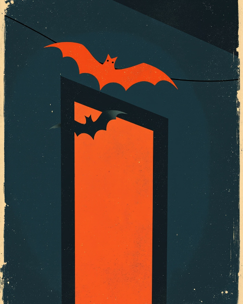 Halloween e-card design
