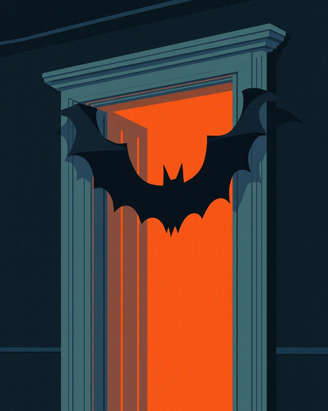 Halloween e-card design