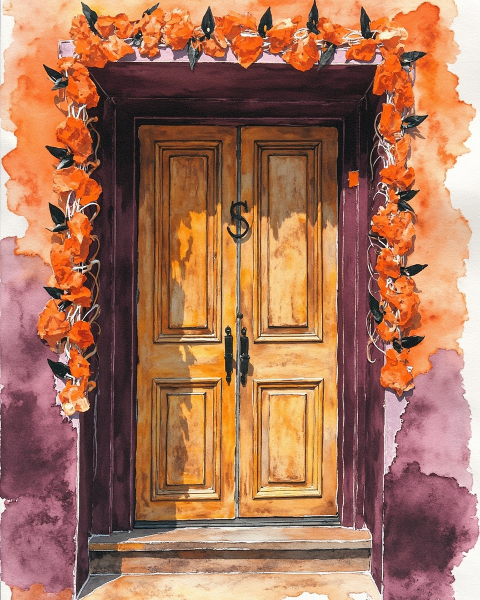 Halloween e-card design