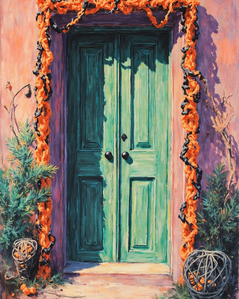 Halloween e-card design