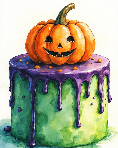 Halloween e-card design