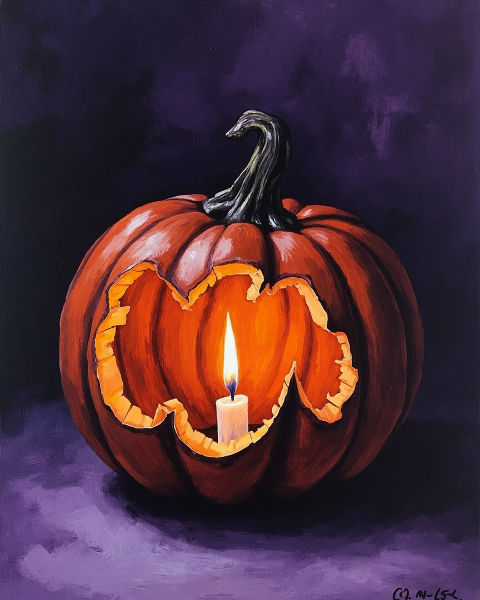 Halloween e-card design