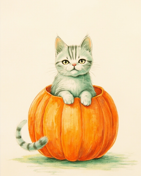 Halloween e-card design
