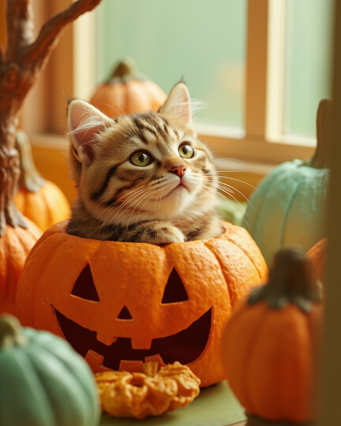 Halloween e-card design