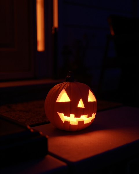 Halloween e-card design