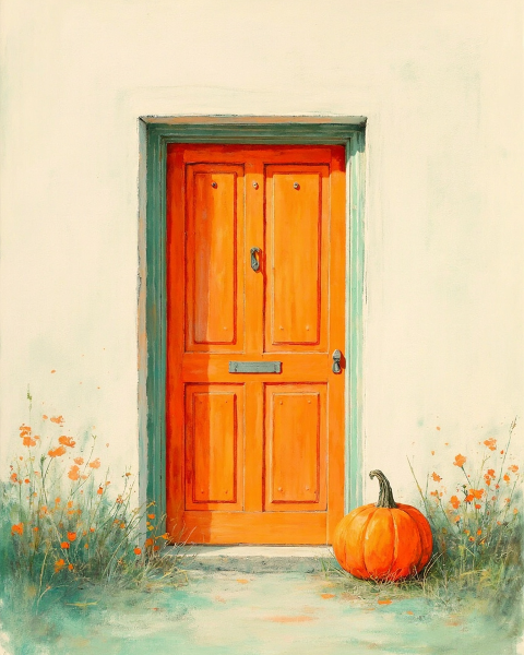 Halloween e-card design