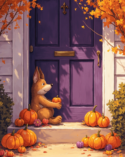 Halloween e-card design