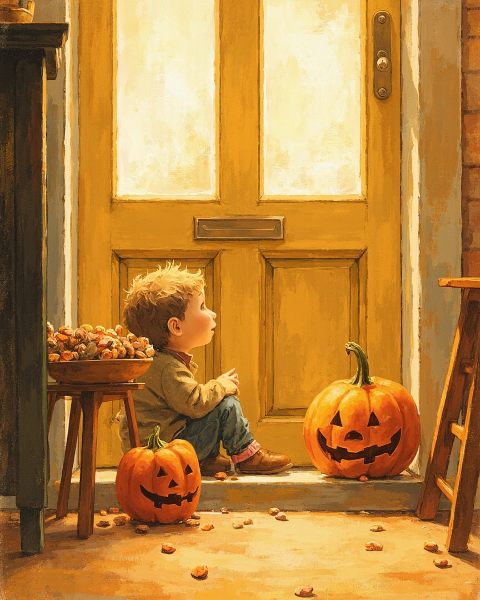 Halloween e-card design