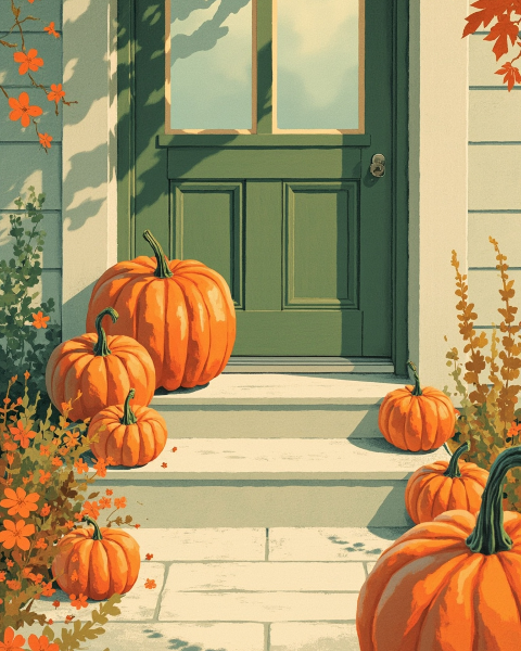 Halloween e-card design