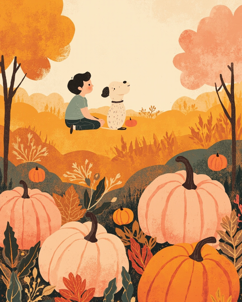 Halloween e-card design